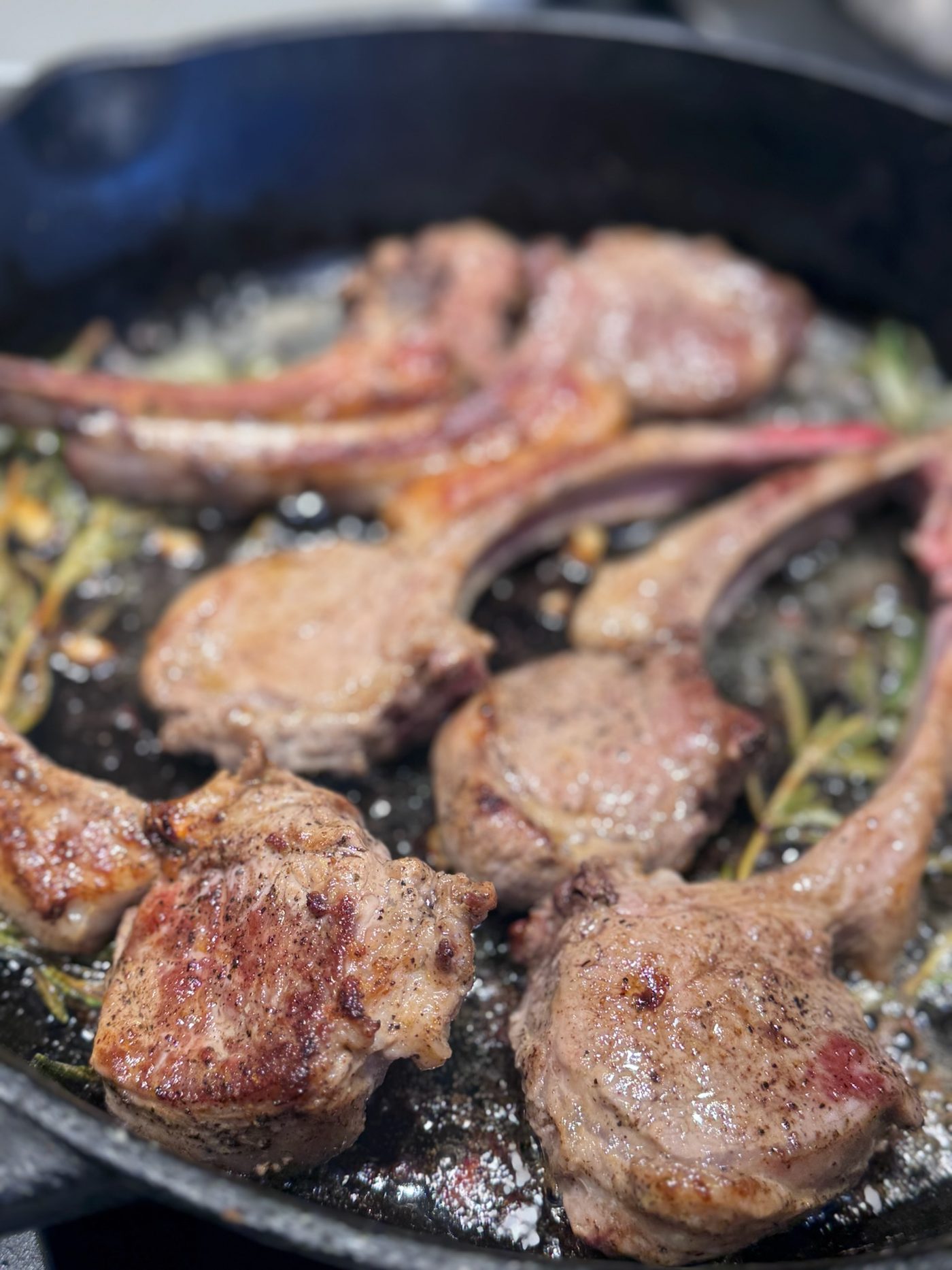 Rosemary lamb chops